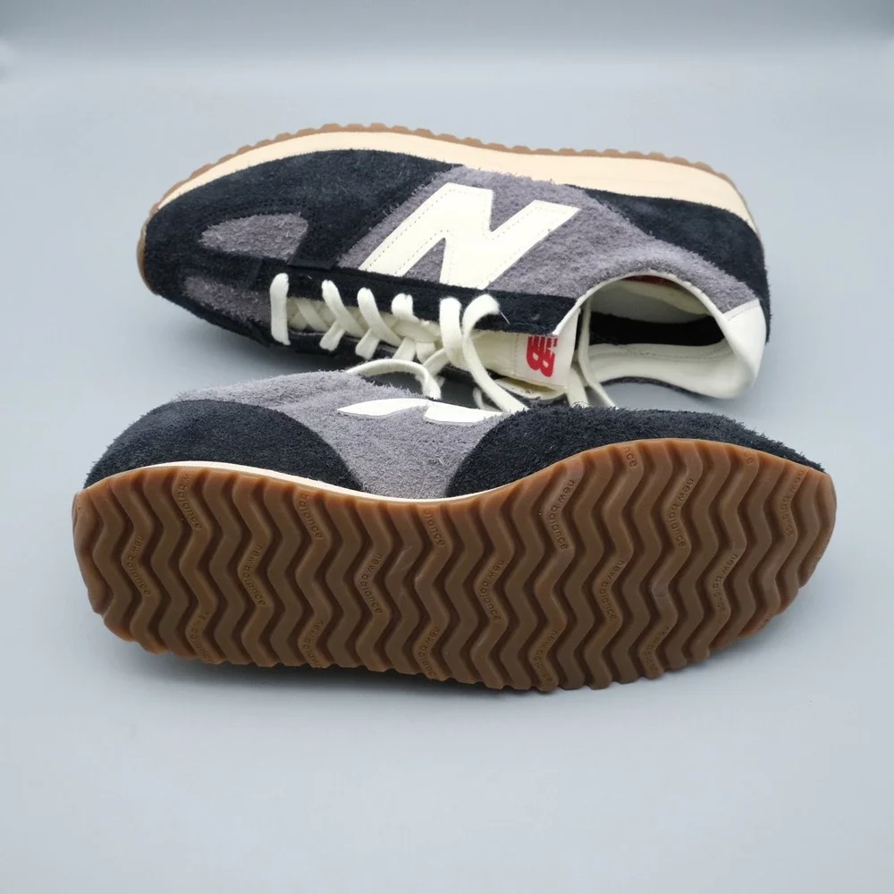 New Balance 471 Sneakers Mens 11 Castlerock Black Grey Shaggy Suede U471PSD
